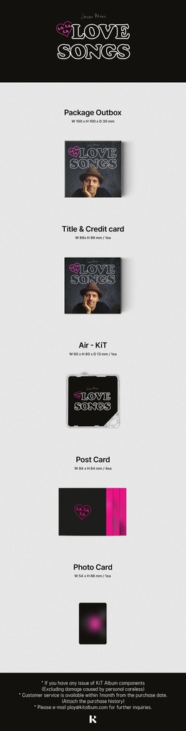Jason Mraz - Lalala Love Songs - KIT Album