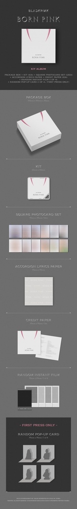 BlackPink - Born Pink - KIT Album