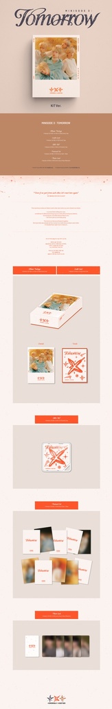Tomorrow X Together - Minisode 3 : TOMORROW - KIT Album