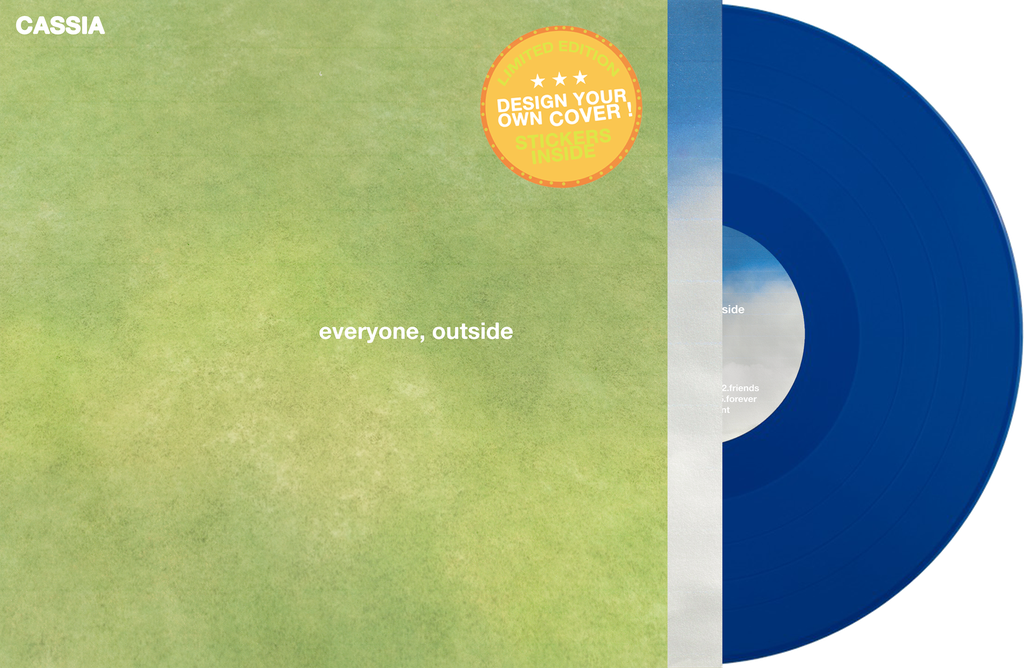 Cassia - everyone, outside (Limited edition blue vinyl) - 1LP