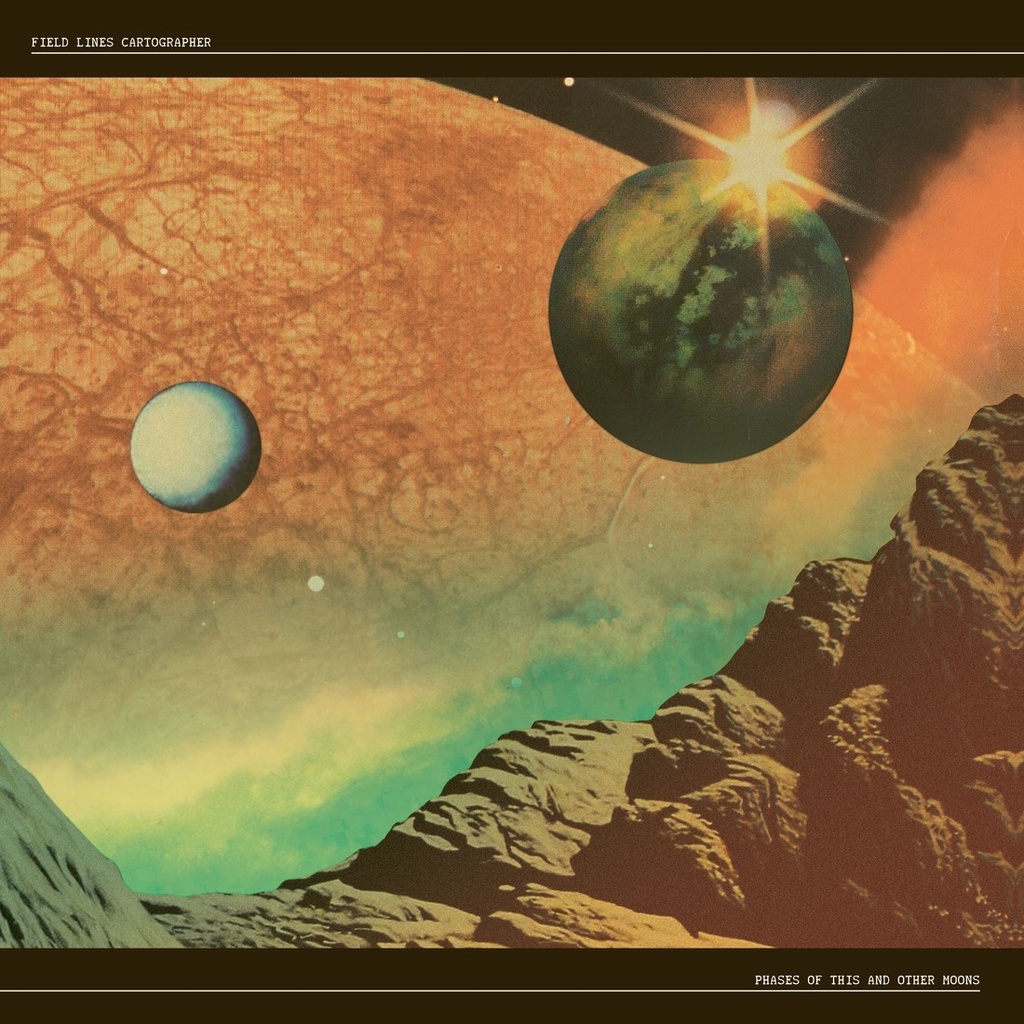 Field Lines Cartographer - Phases of This and Other Moons - 1LP (Sea green and black vortex)