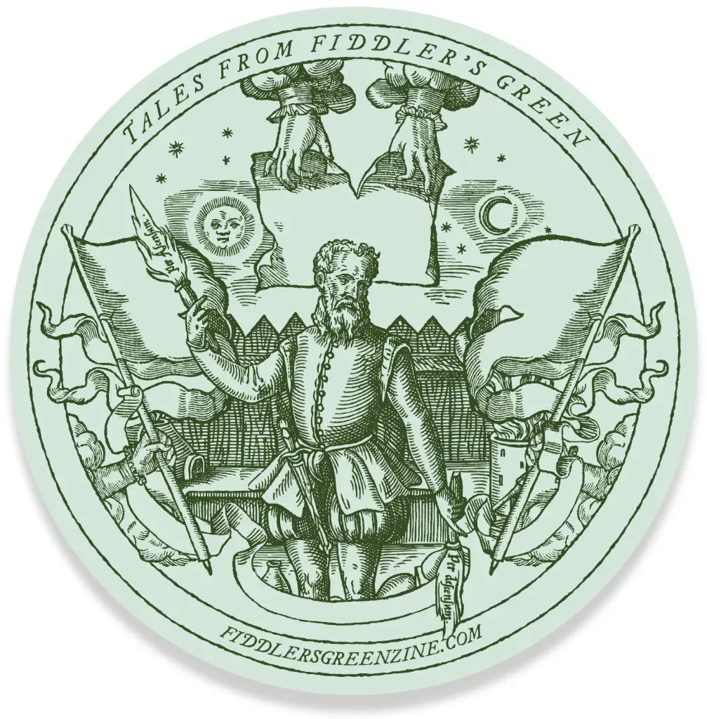 Open Sea Design Co. - Tales from Fiddler's Green 1 Sticker - STICKER